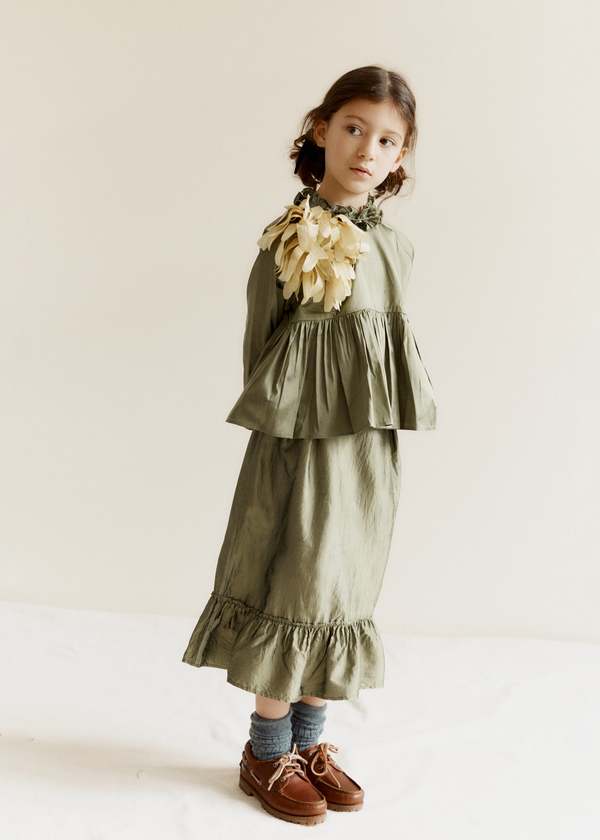 KIDS Caramel Janine Silk Skirt
