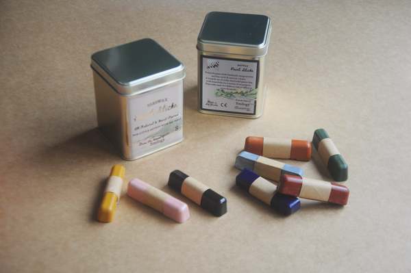 Smilogy All Natural Beeswax Crayons Beeswax Paint Sticks Set of 8 Sticks Crayons