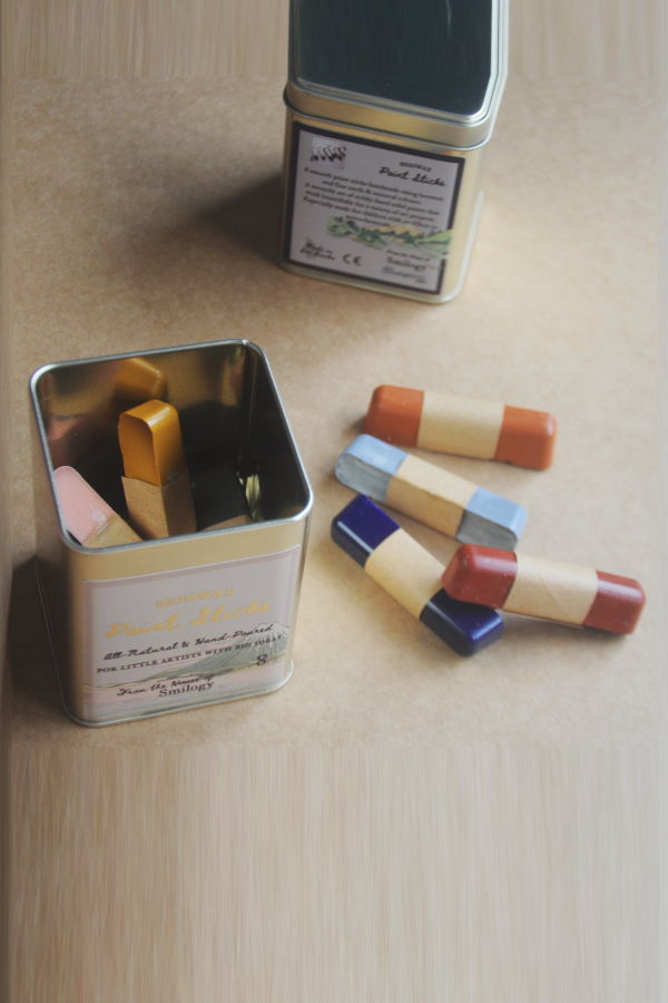 Smilogy All Natural Beeswax Crayons Beeswax Paint Sticks Set of 8 Sticks Crayons