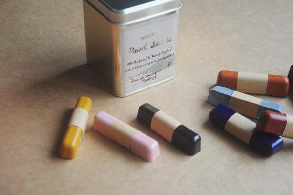 Smilogy All Natural Beeswax Crayons Beeswax Paint Sticks Set of 8 Sticks Crayons