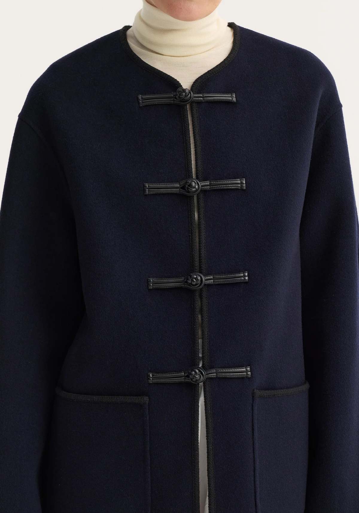 Róhe Marie Mandarin Double-Faced Jacket - Image 3 of 5