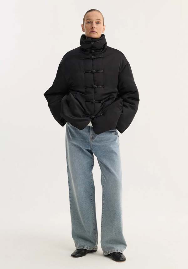 Rhe Marie Mandarin Padded Puffer Jacket
