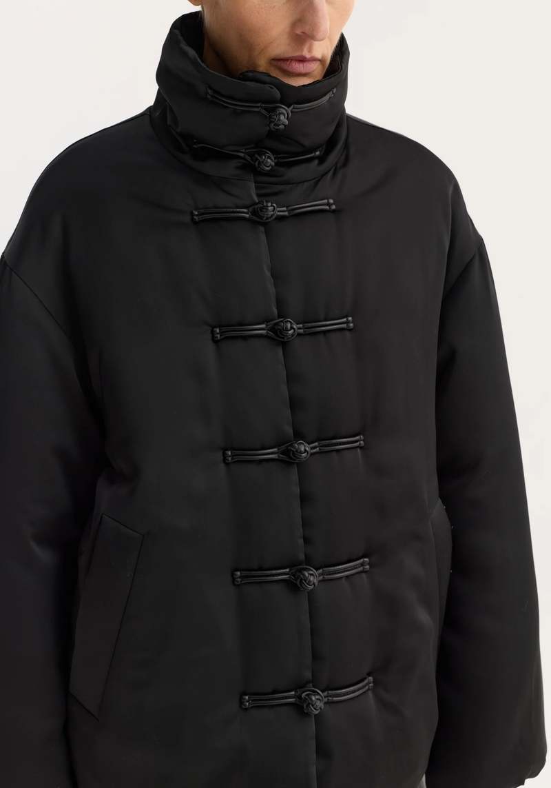 Rhe Marie Mandarin Padded Puffer Jacket