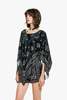 Anna Sui Ribbon Handkerchief Satin Print Poncho - Thumbnail 3