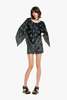 Anna Sui Ribbon Handkerchief Satin Print Poncho - Thumbnail 7