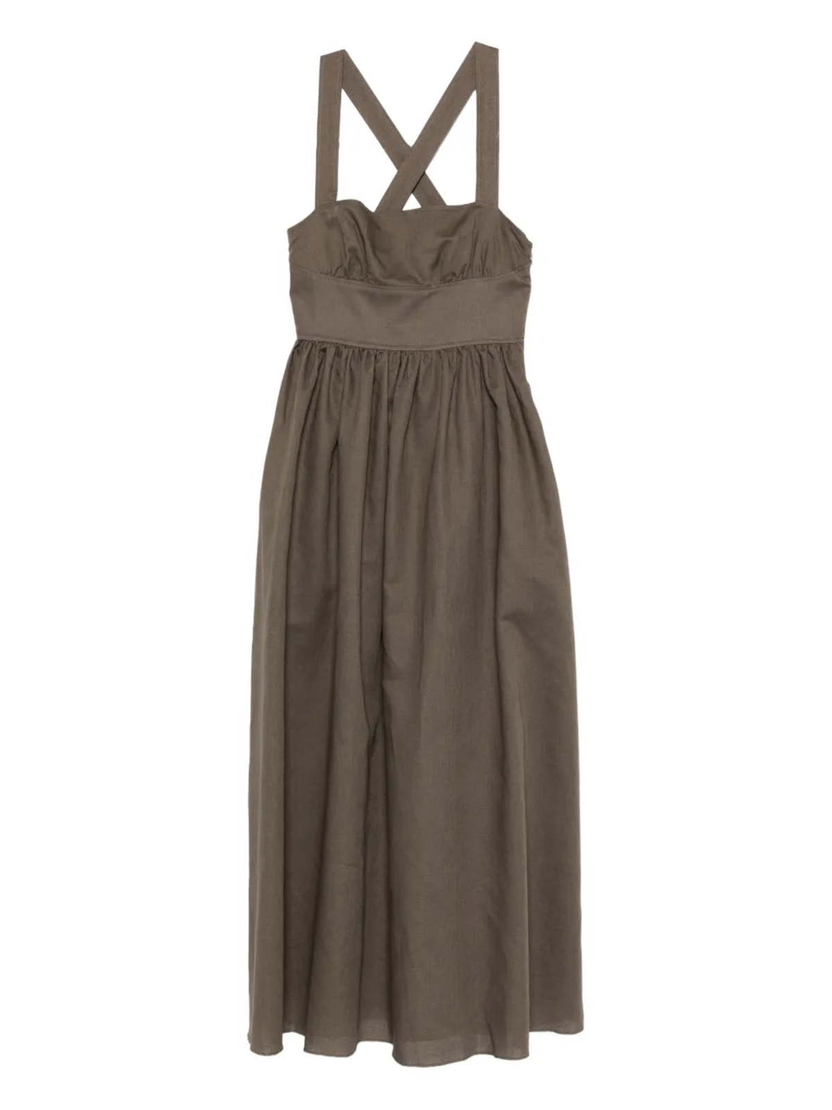 Matteau Crossback Linen Dress - Myrtle - Image 1 of 5