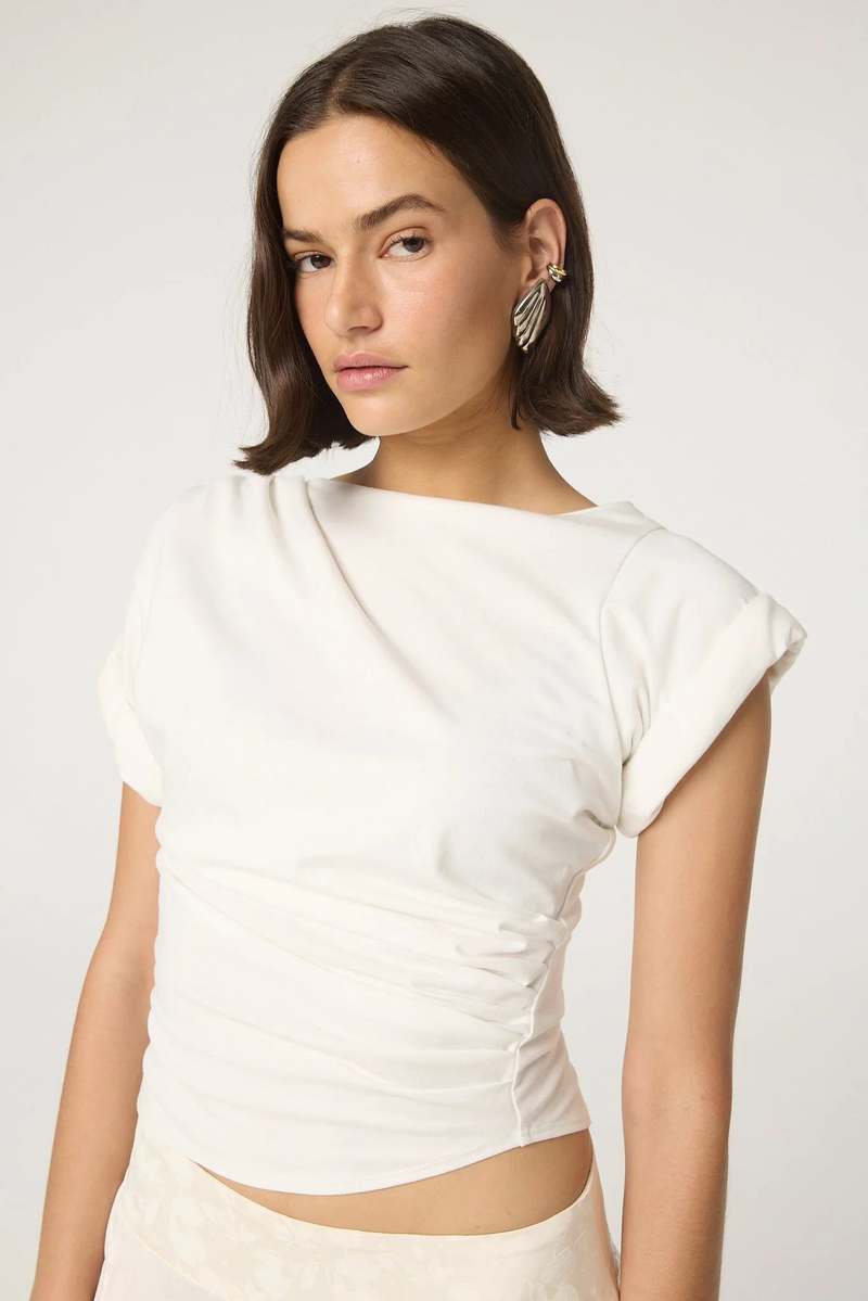 Line by K Francine T-Shirt - Vanilla