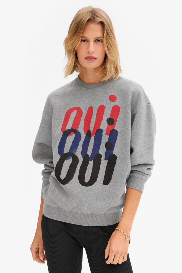 Clare V. Triple Oui Sweatshirt