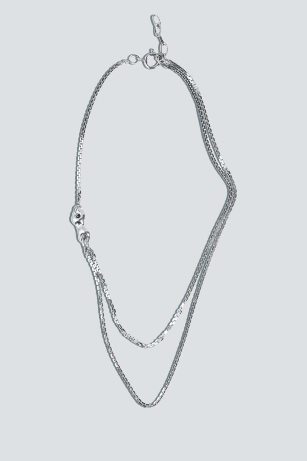 Angharad Studio Sterling Triad Necklace - Silver