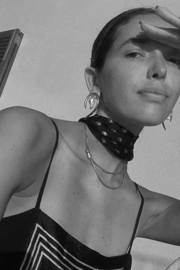 Angharad Studio Sterling Triad Necklace - Silver