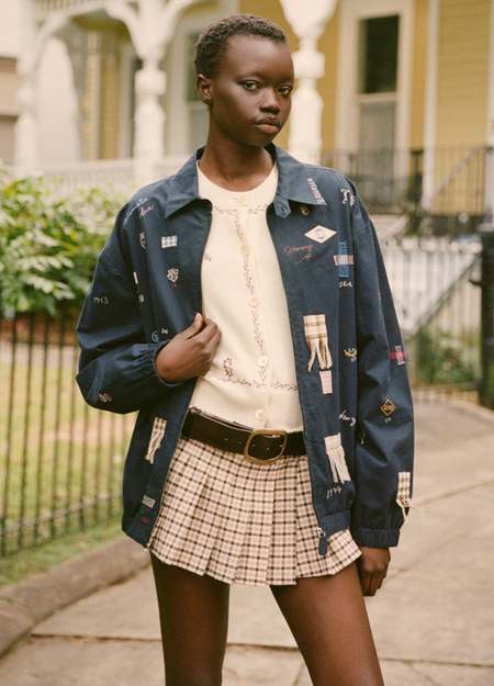 ジャケット・アウター engineered garments cutaway jacket Engineered Garments Cutaway Jacket in Navy Brown Curated at Jake