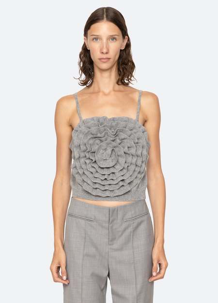 トップス Sea New York MABLE CAMBRIC SMOCKED TOP Sea NY Mable Cambric S/SLV Smocked Top | Garmentory