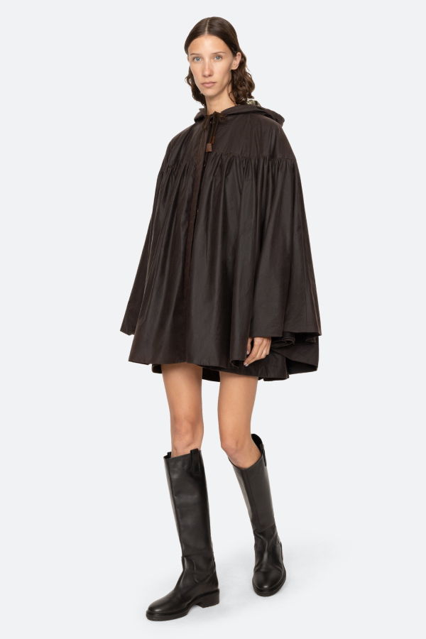 Sea NY Quentin Poncho - Brown