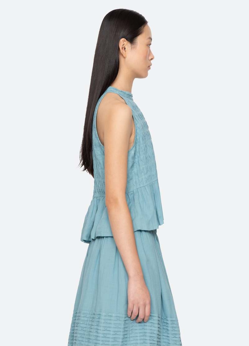 Sea NY Violet Tank - Blue