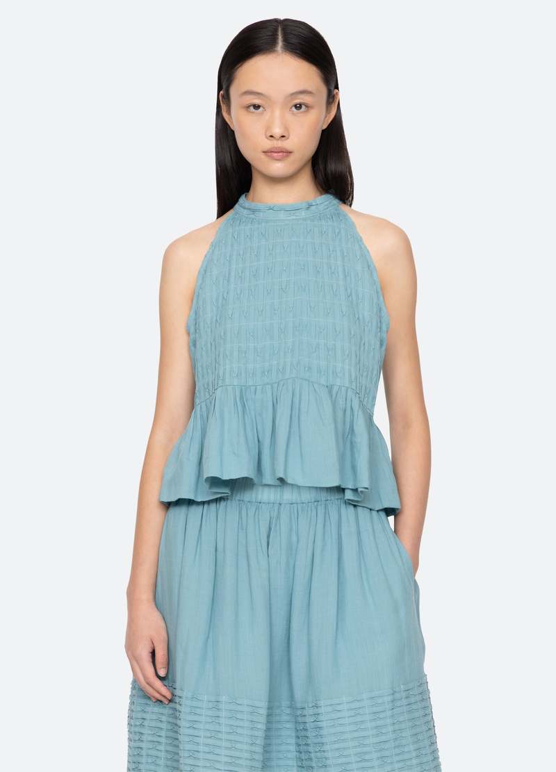 Sea NY Violet Tank - Blue