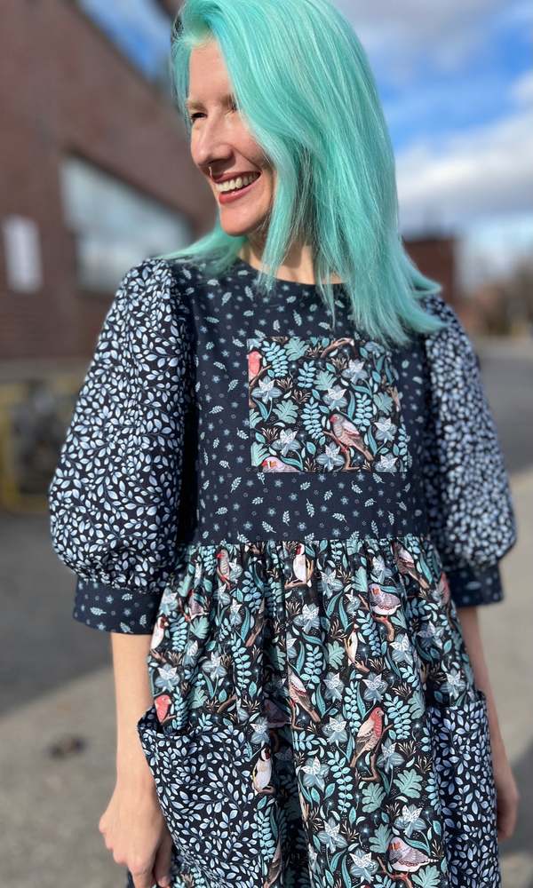 Birds of North America Fairywren Dress - Nest Friends