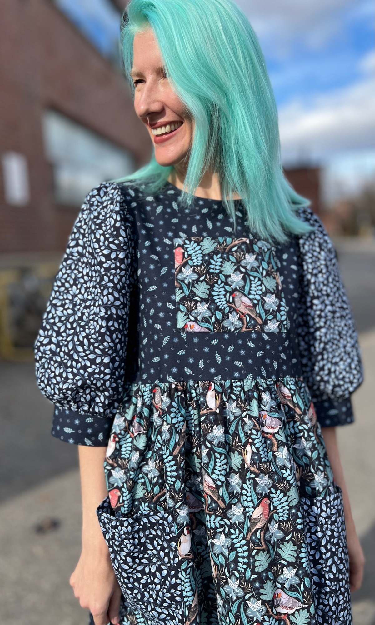 Birds of North America Fairywren Dress - Nest Friends - Image 7 of 20