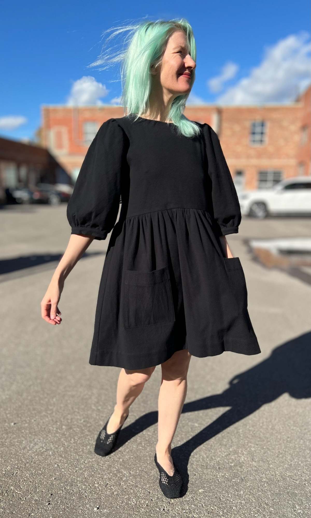 Birds of North America Flowerpiercer Dress - Image 7 of 11