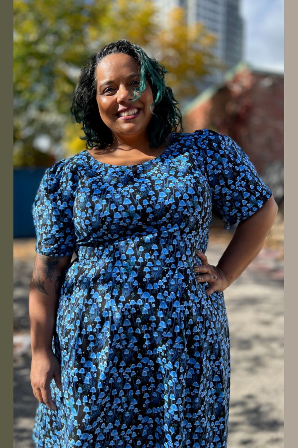 Birds of North America Winter Chippy Dress - Shroominescence