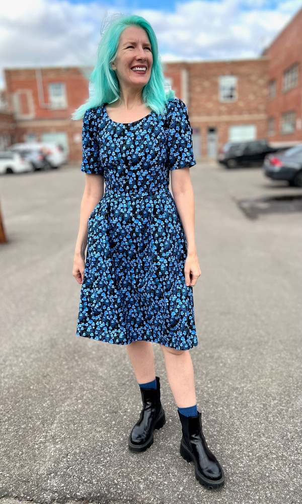 Birds of North America Winter Chippy Dress - Shroominescence