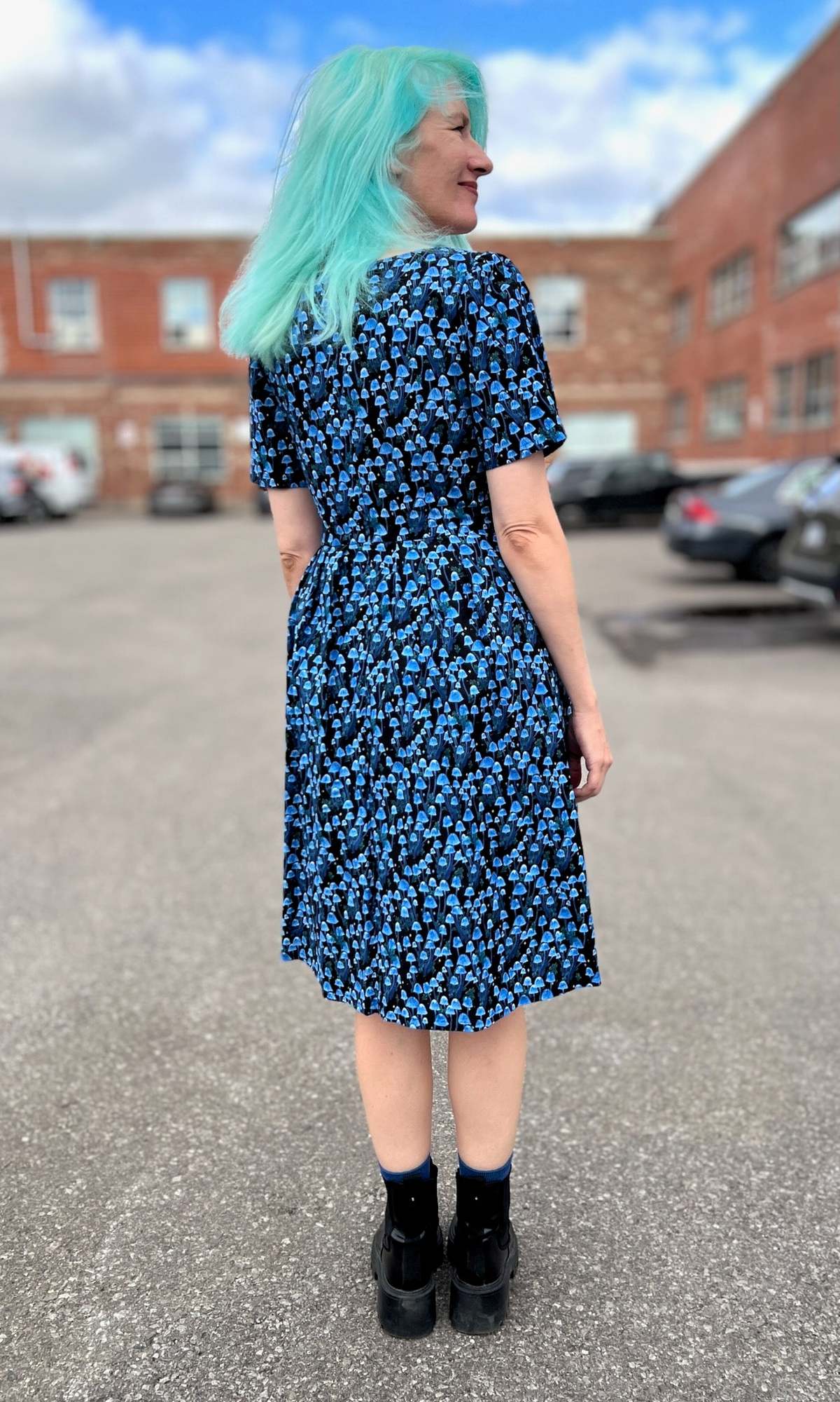 Birds of North America Winter Chippy Dress - Shroominescence - Image 11 of 12