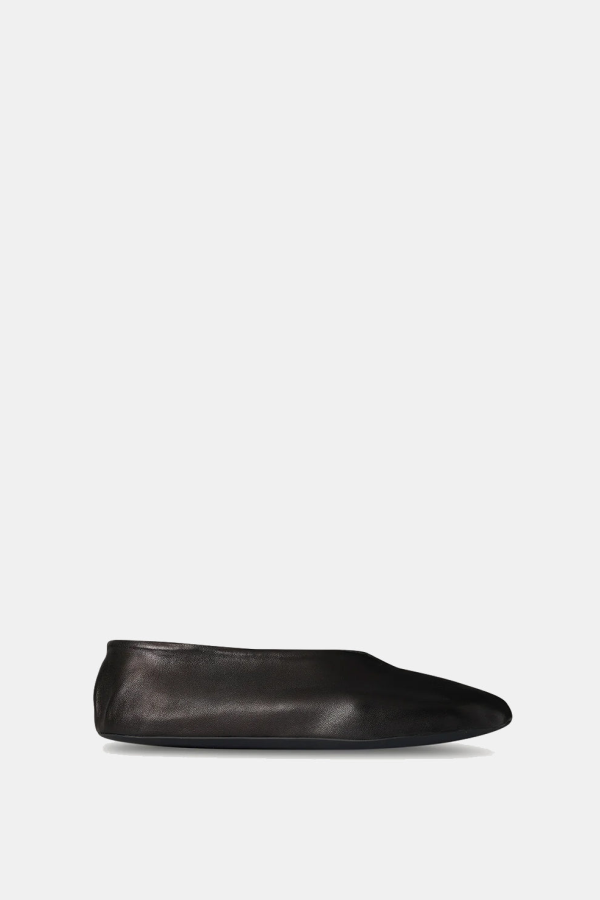 The Row Stella Slipper - Black