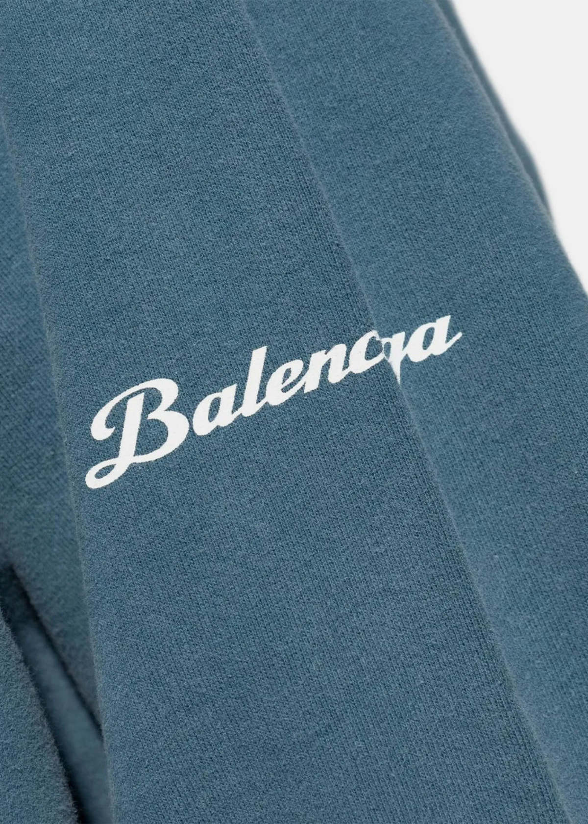 Balenciaga Lambo Medium Fit Hoodie - Dark Blue - Image 4 of 4