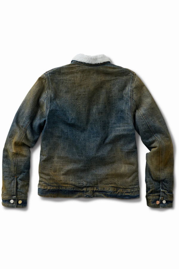 SCHAEFFER'S GARMENT HOTEL Destroyed Shearling Jacket