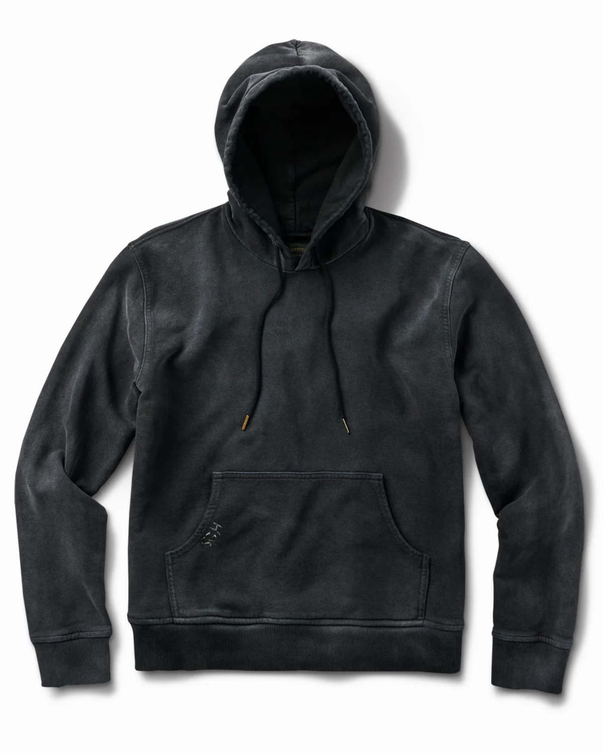 SCHAEFFER'S GARMENT HOTEL Distressed Black Hoodie - Image 1 of 3
