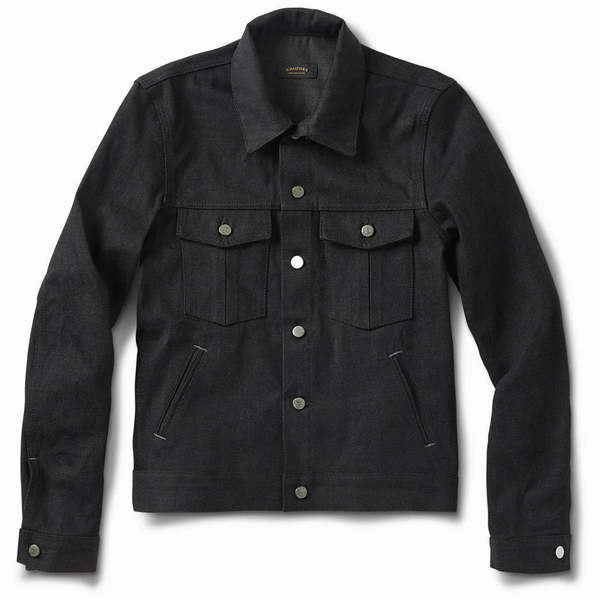 SCHAEFFER'S GARMENT HOTEL Sulphur Black Denim Jacket
