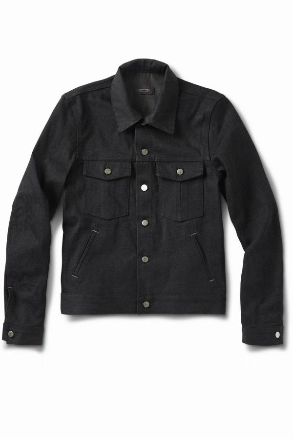 SCHAEFFER'S GARMENT HOTEL Sulphur Black Denim Jacket