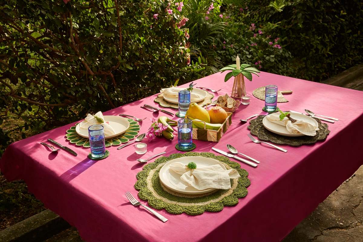 Coro Cora Palm Tree Medium Candle Holder - Image 2 of 2