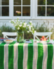 Carly Home Estancia Stripe Tablecloth - Thumbnail 2