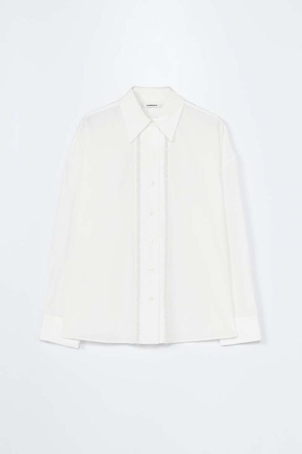 Cordera Lace Shirt - White