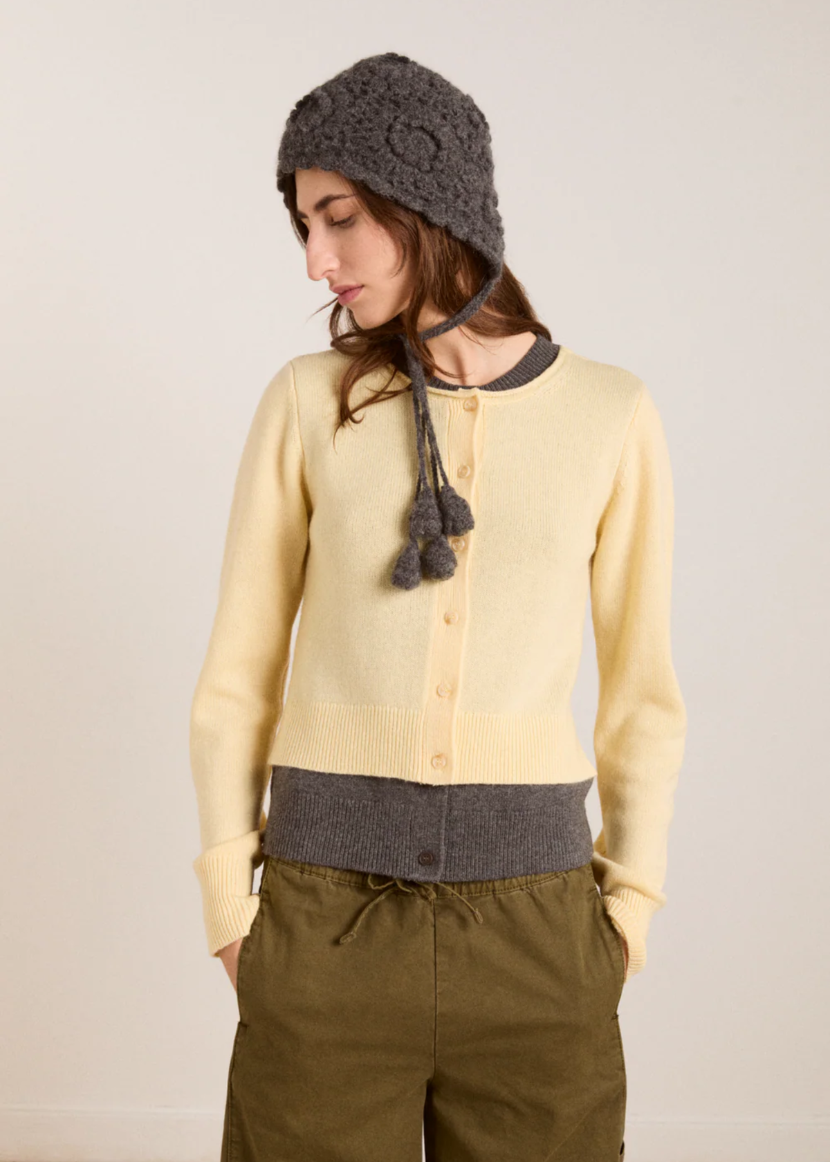 KIDS DAMSON MADDER Crochet Bonnet - Image 3 of 3