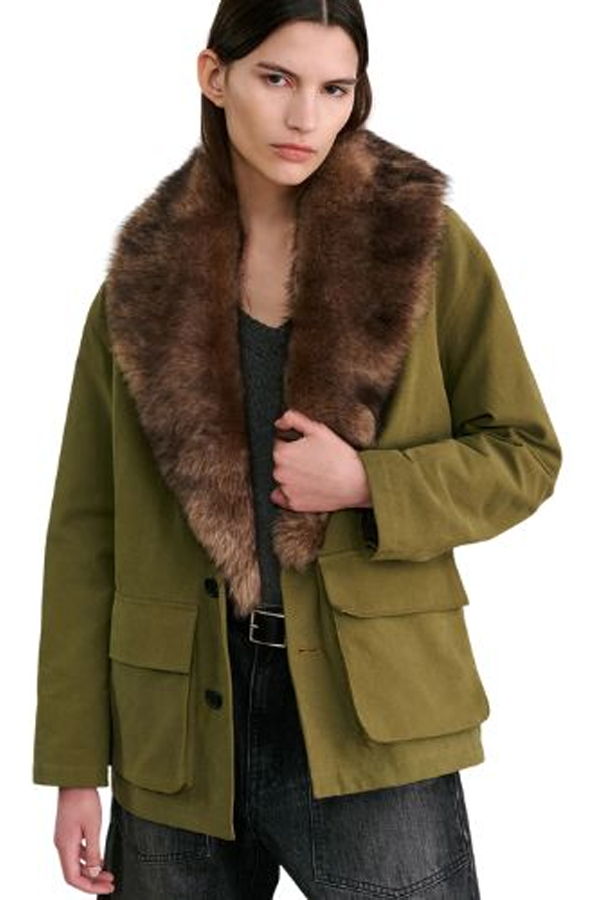 Nili Lotan Ronay Parka - Olive Green