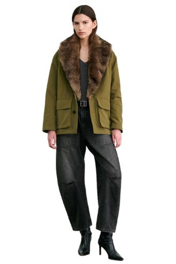 Nili Lotan Ronay Parka - Olive Green