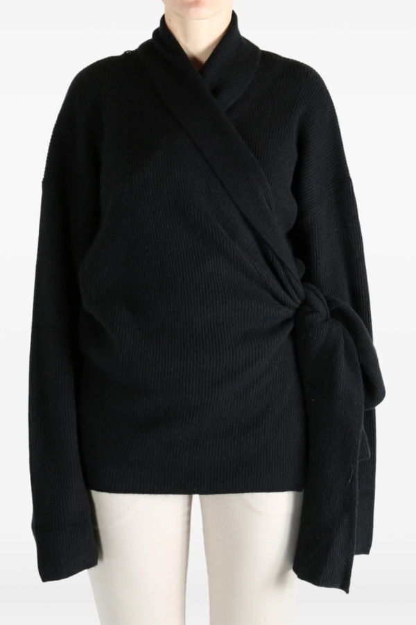 Uma Wang Wrap Cardigan - Black