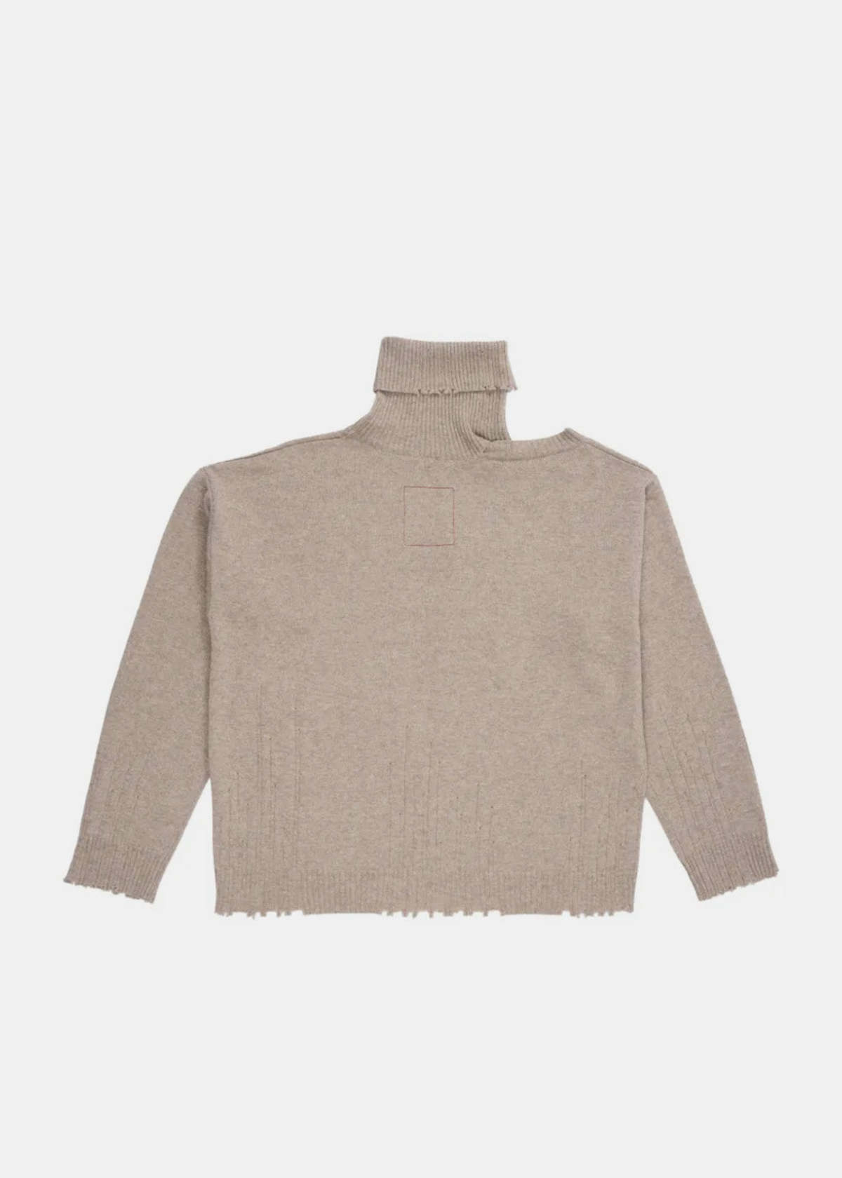 Uma Wang High Neck Top - Tan - Image 2 of 2