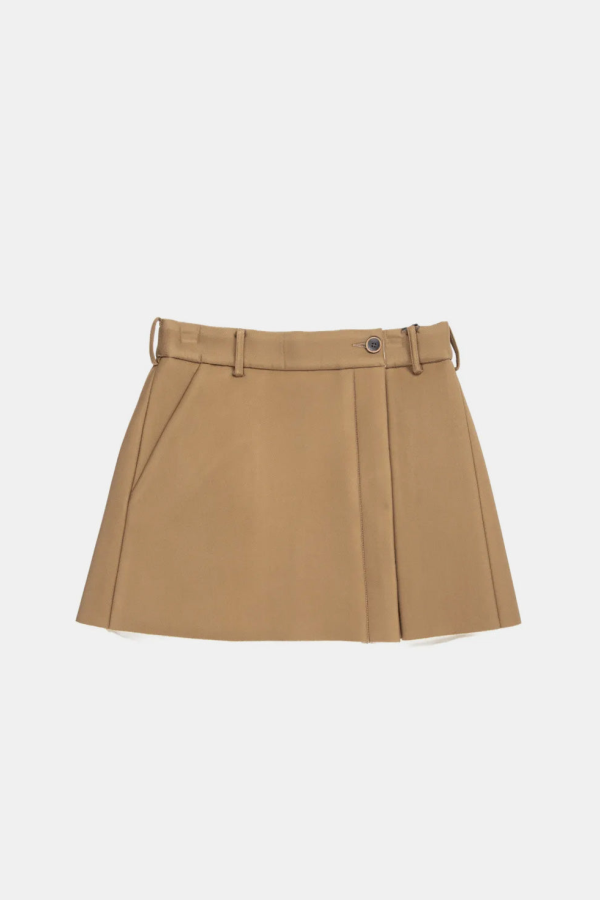 Uma Wang Tropical Skirt - Tan
