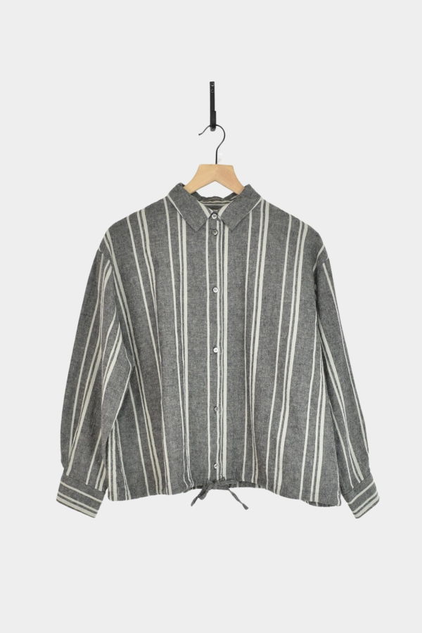 ICHI ANTIQUITES Random Stripe Shirt - Gray