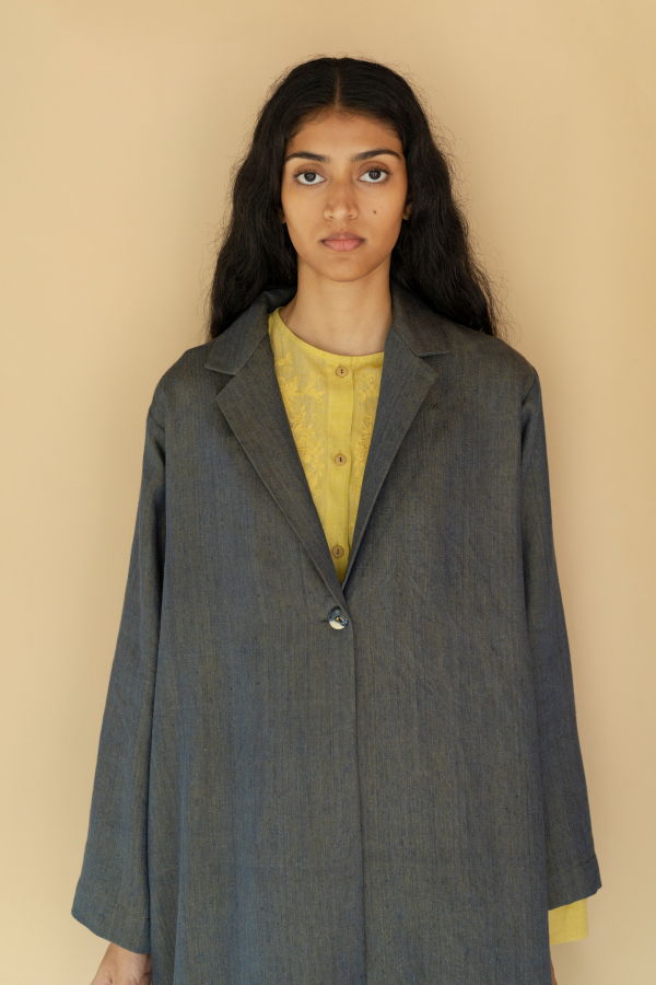 Runaway Bicycle Halo Jacket - Blue Grey