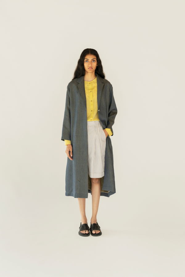 Runaway Bicycle Halo Jacket - Blue Grey