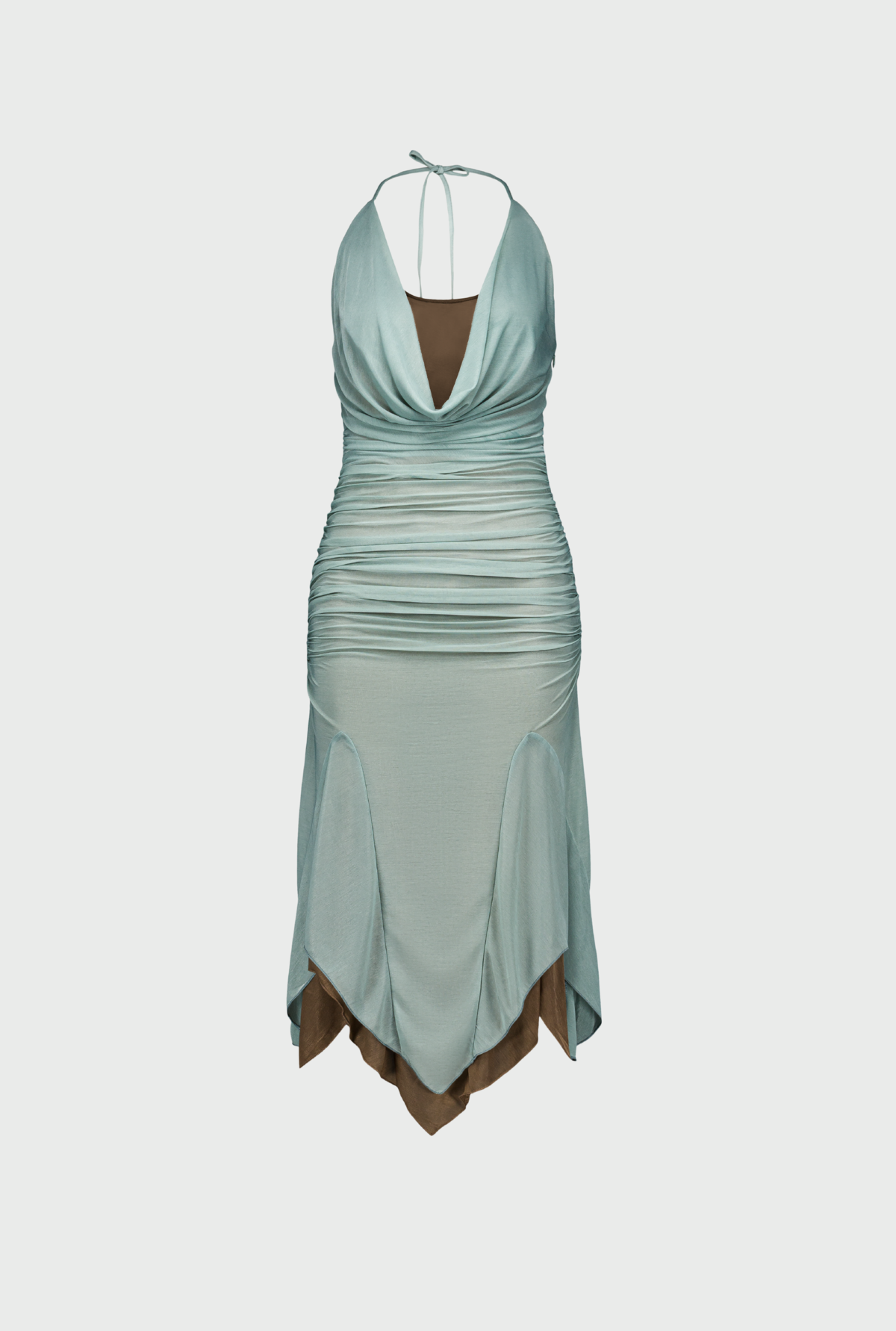 SAEMDI Double-Layered Midi Dress - Image 1 of 5