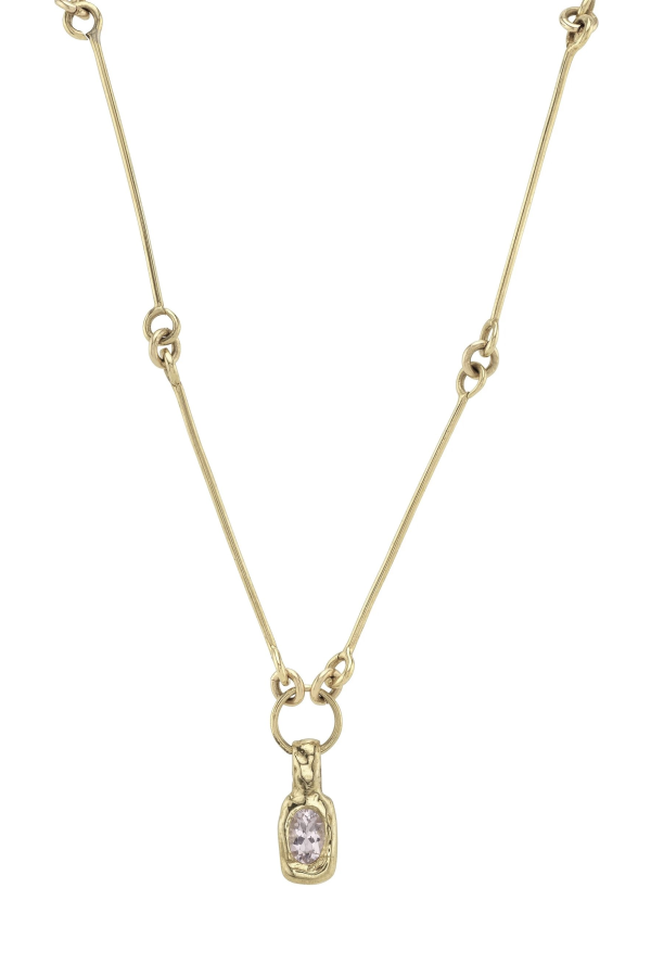 Coquette Tag Necklace