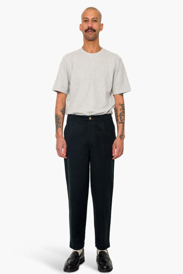 FOLK Assembly Pant - Deep Green Moleskin