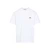 Ami Alexandre Mattiussi Classic Red T-Shirt - White - Thumbnail 2