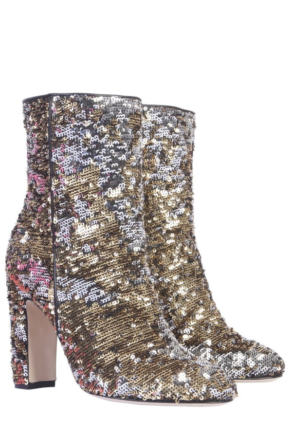 Paris Texas Stivale Con Paillettes Boots - GOLD