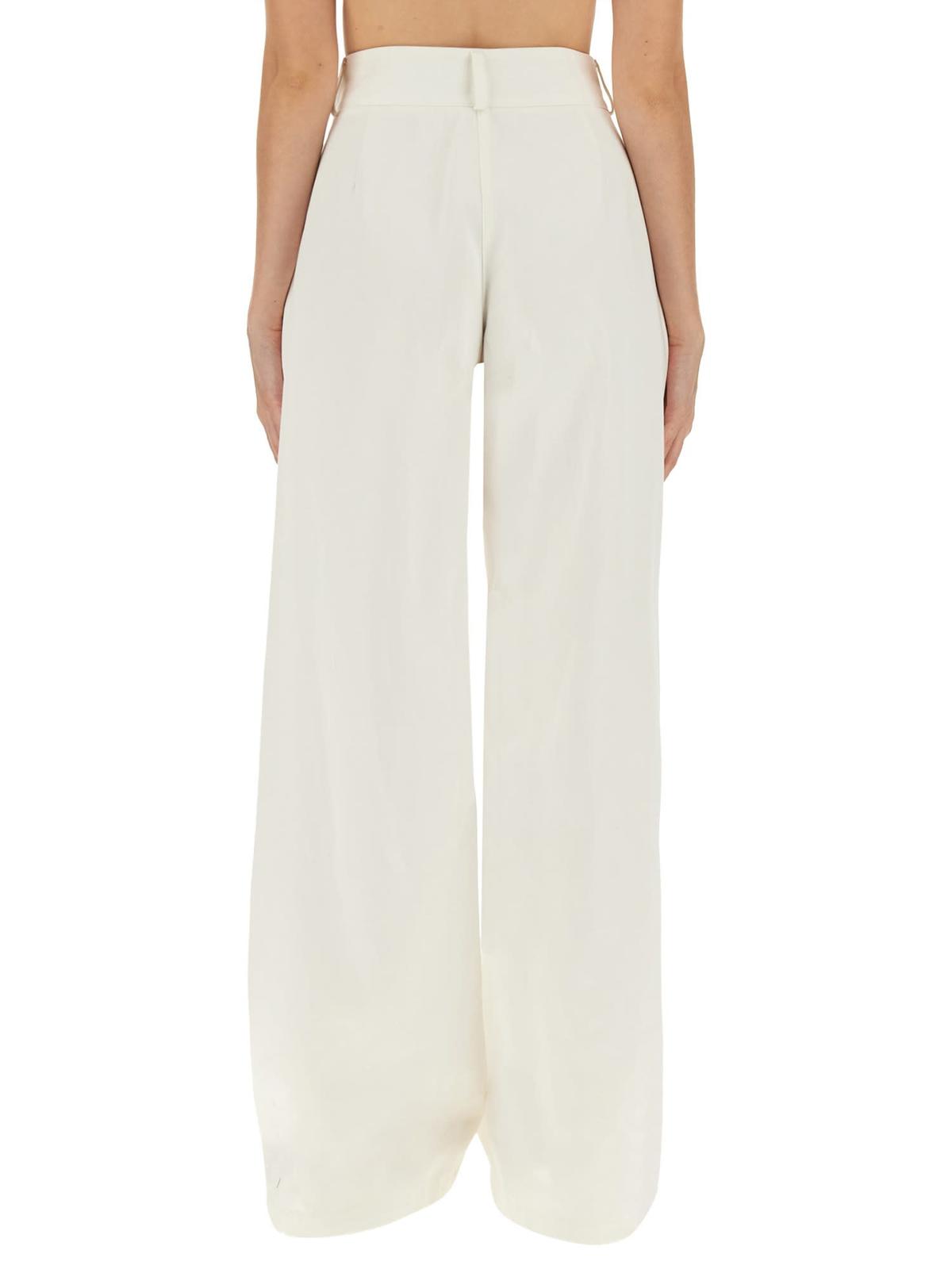 Jil Sander Wide Leg Pants - White - Image 2 of 4
