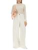 Jil Sander Wide Leg Pants - White - Thumbnail 3